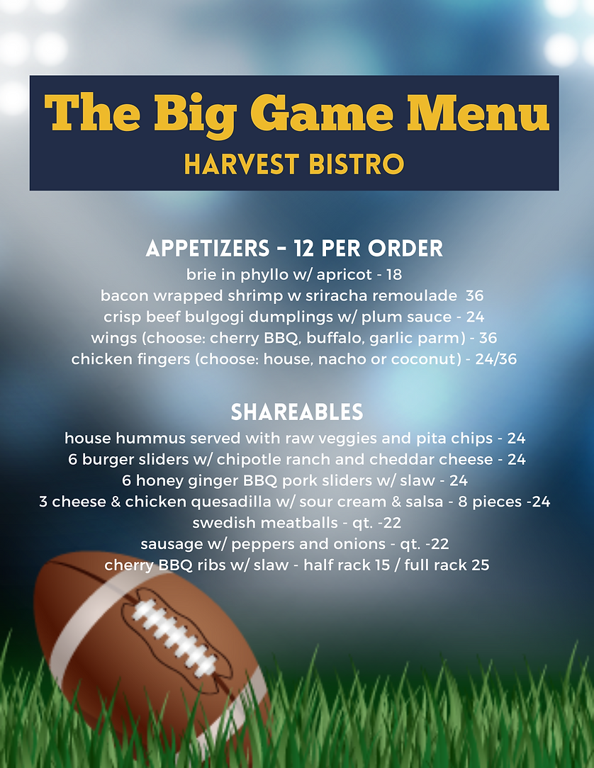 The Big Game Menu.png